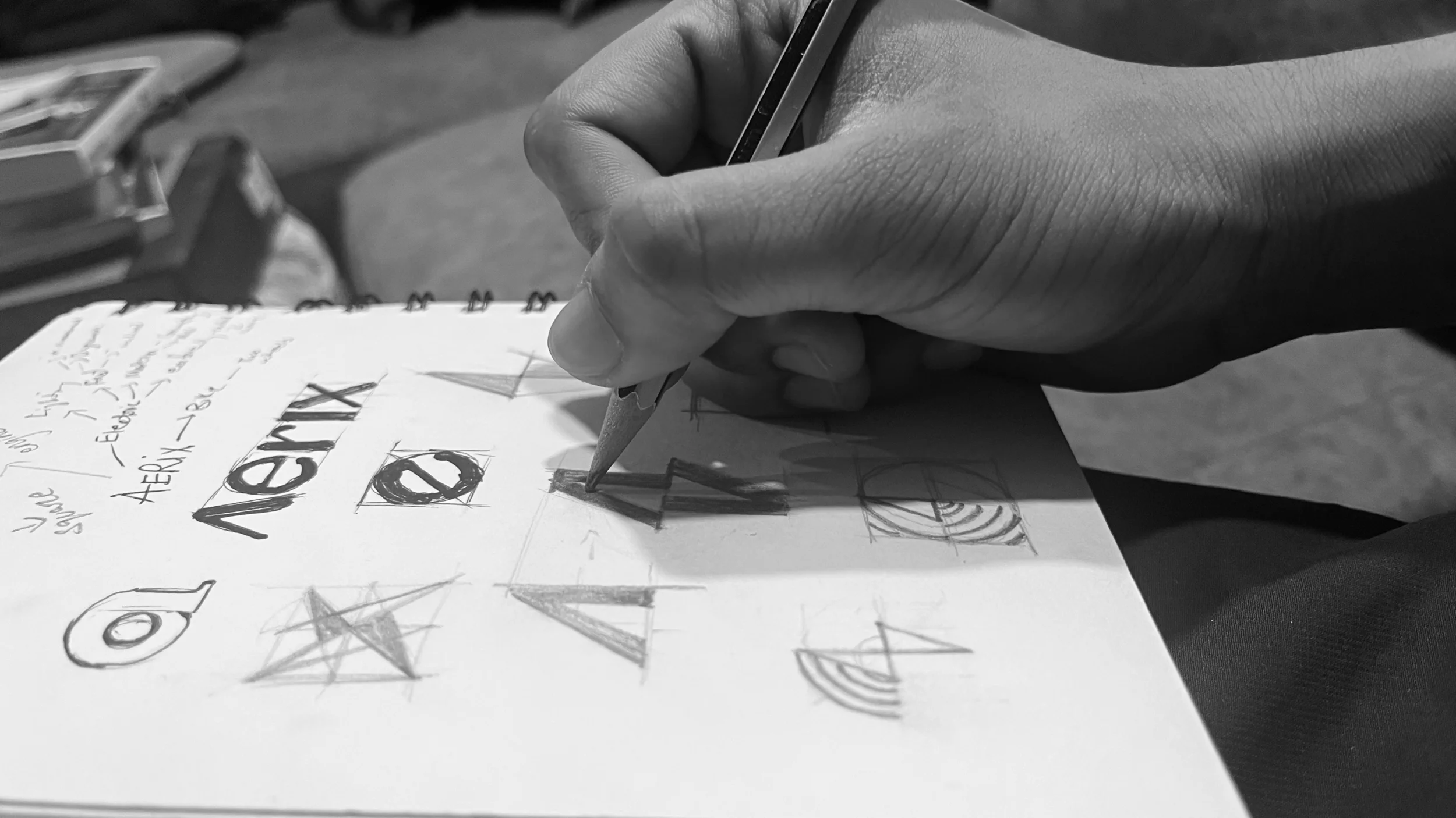 Design process — sketches