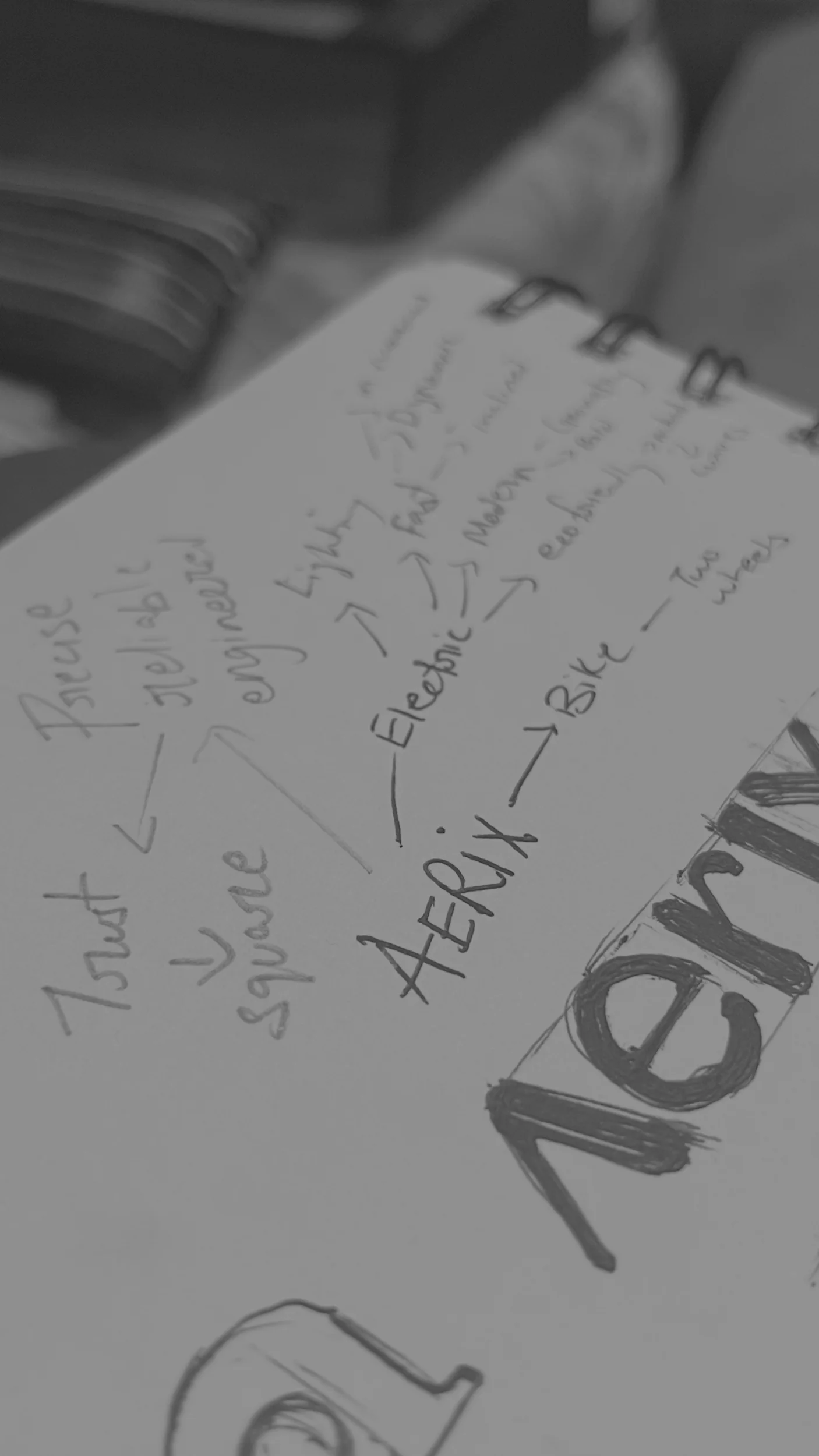 Design process — explorations