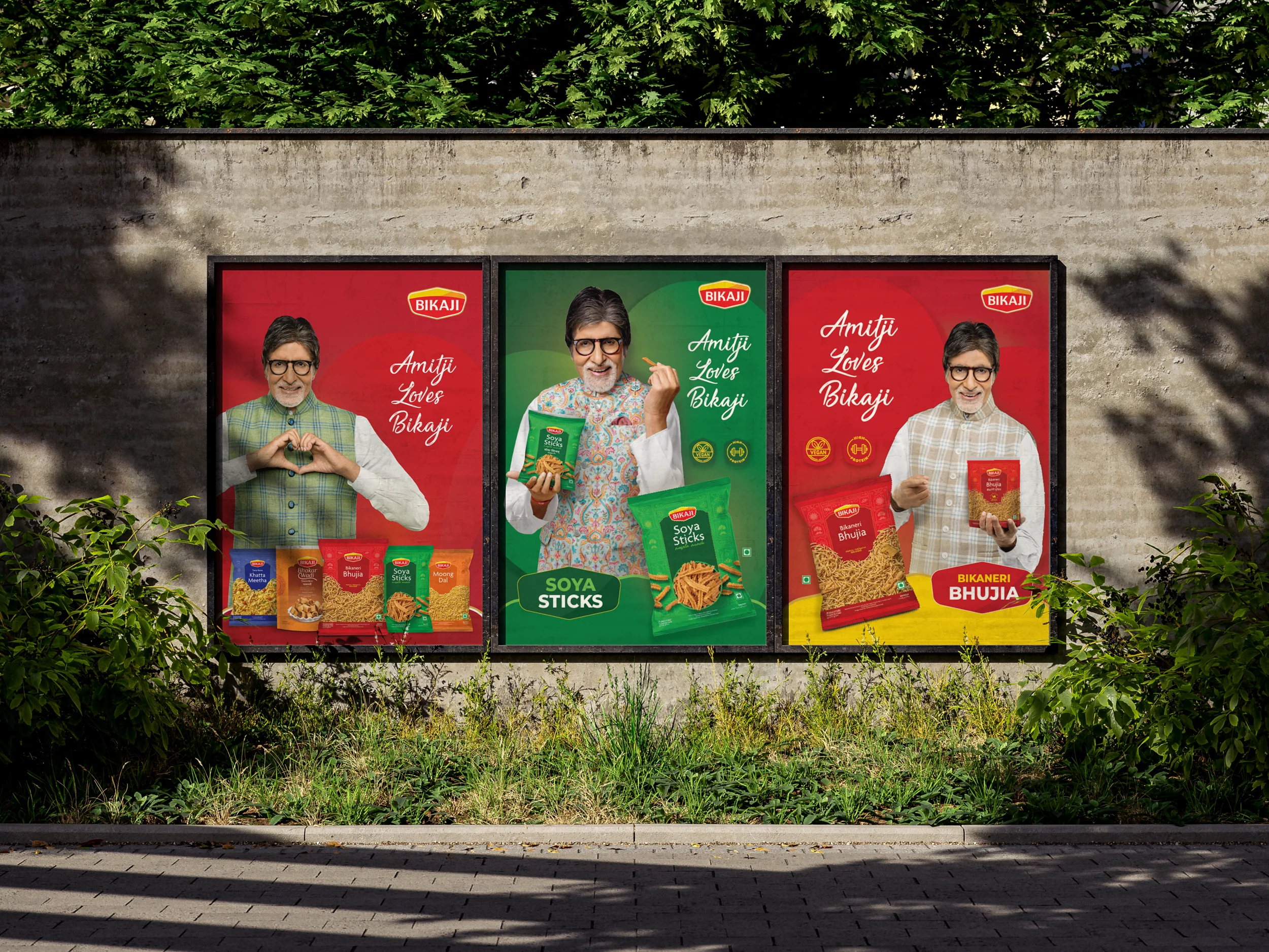 Bikaji poster frame mockup