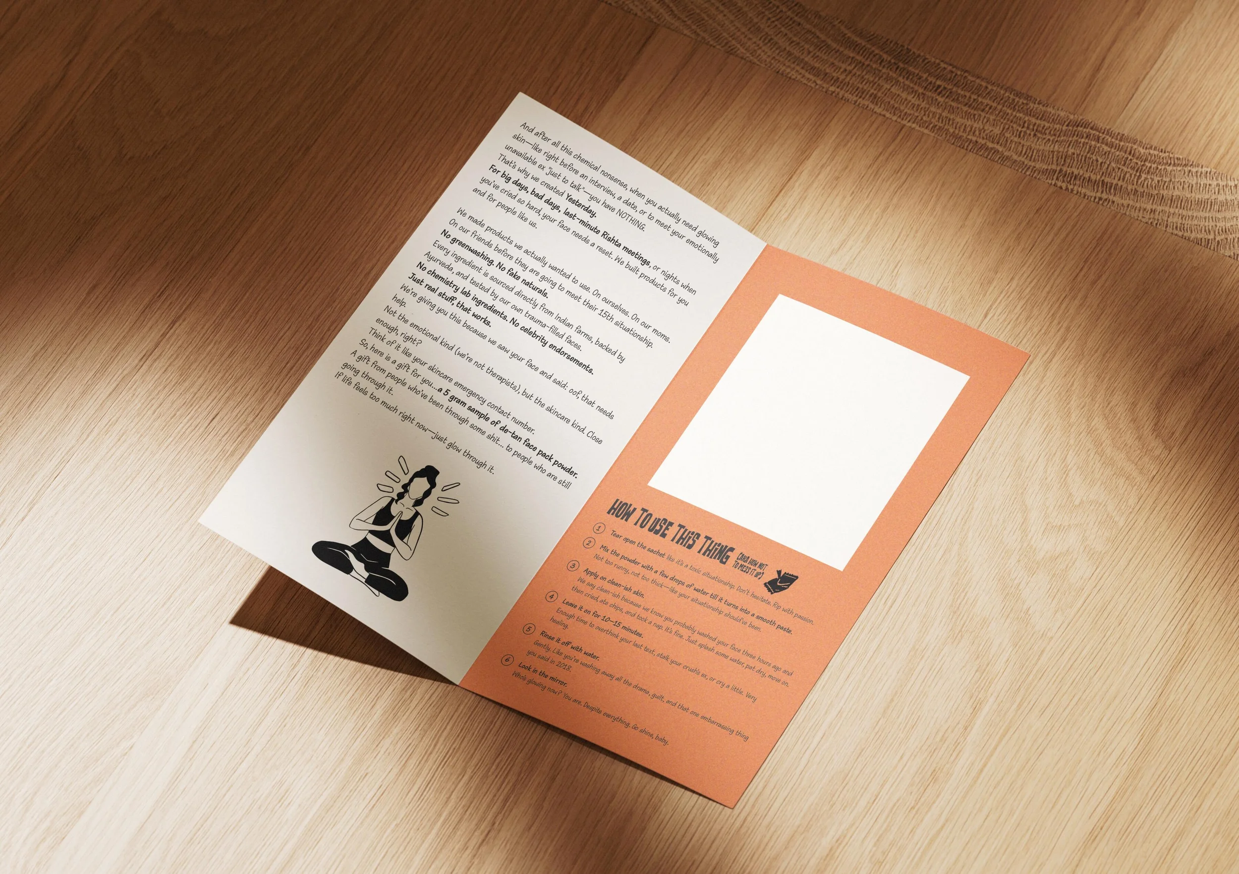 Yesterday brochure — page 1
