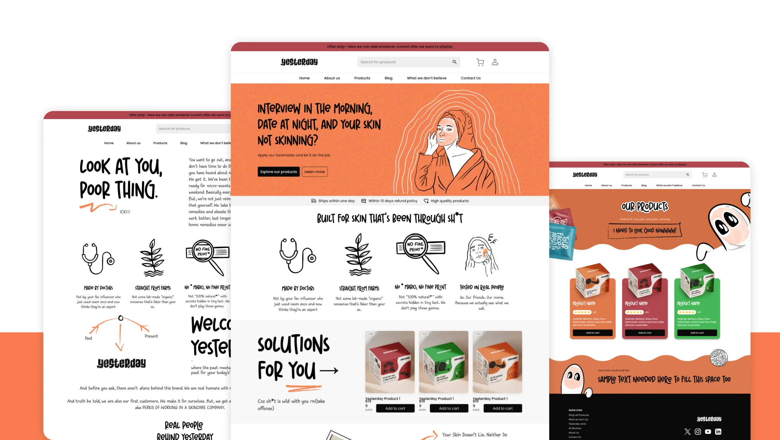 Yesterday website